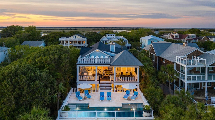 Beachside Stay With Pool, Two Decks, Rooftop Lounge & Steps to Front Beach IOP Beachhouse by Avantstay