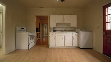 Microwave, oven, stovetop, paper towels