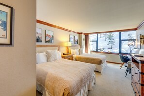 1 makuuhuone, vuodevaatteet