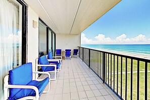 Terrace/patio - 2BR w/ Balcony, Epic Views: Suntide III - Unit 802 (South Padre Island)