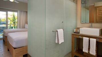 In-room safe, blackout drapes, iron/ironing board