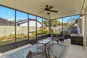 Terrace/patio - Home with Large Deck & Privacy Fenced in Backyard (Ocoee)