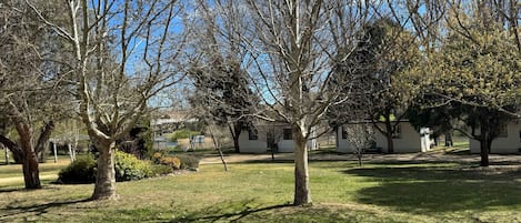 Family Cabin, River View | Garden view