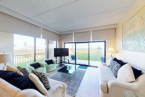 TV - Gulf-View 3BR, Patio, Yard: Suntide III - Unit 101 (South Padre Island)