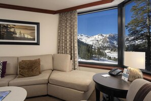 TV, fireplace - Ski-In/Ski-Out! 2BR Condo w/ Resort Pools, Spa (Olympic Valley)