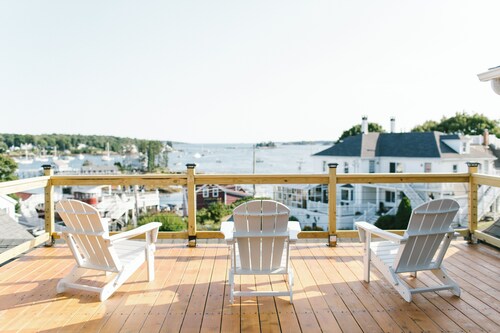 Boothbay Harbor King Suite  - Room 1 at Greenleaf Inn - Balcony, Harbor Views!