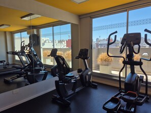 Fitness facility - Excellent apartment in a building with amenities. Abasto commercial area (Buenos Aires)