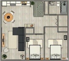 Deluxe Suite, Balcony | Floor plan
