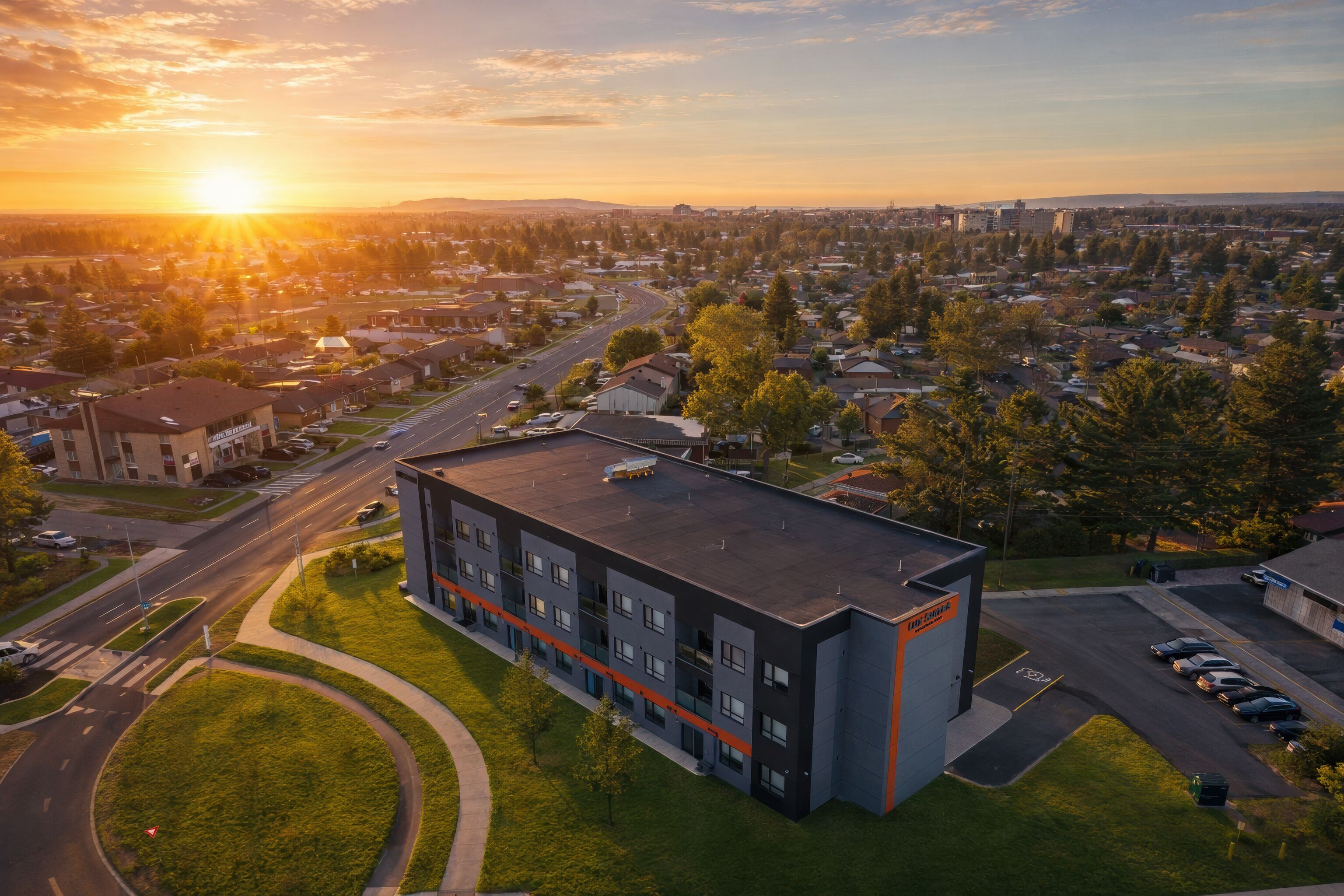 المنشأة من الخارج