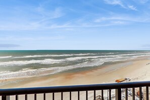 On the beach - Oceanfront Condo w/ Balcony, Pool, & Beach Access – Modern Comforts (Daytona Beach Shores)