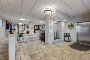 Lobby - Family-Friendly Condo w/ Balcony, Beach Access & Walkable Dining (Daytona Beach Shores)