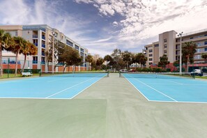 Sports court - Oceanview Retreat w/ Balcony, Pool, & Steps from New Smyrna Beach (New Smyrna Beach)