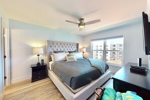 2 bedrooms, iron/ironing board, free WiFi, bed sheets - Modern Coastal Condo w/ Balcony, Pool & Easy Walk to the Beach (New Smyrna Beach)