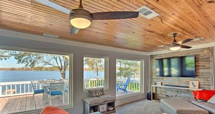 Dock & Fire Pit: Lakefront Cedar Creek Home!