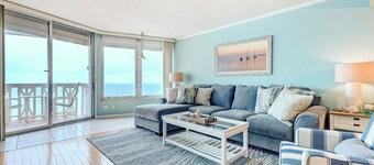 Oceanfront Bliss | Balcony, Pool, Steps to Beach & Dining