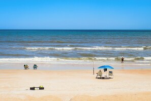 On the beach - Oceanfront Condo w/ Pool, Views & Beach Access | 30-Day Stay (Ormond-by-the-Sea)