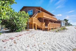 Exterior - Gulf Front Escape on the Beach with Shared Lounging Deck & Pool (Englewood)