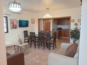 Living area - Ideally Located 2-Bedroom Retreat in Punta Cana, Gated Community, 24hrs Security (Punta Cana)