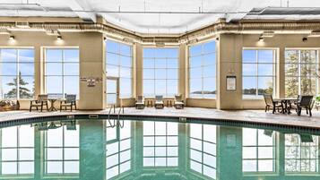Indoor pool, a heated pool