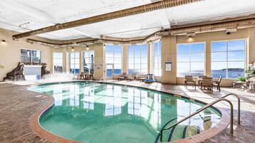 Indoor pool, a heated pool
