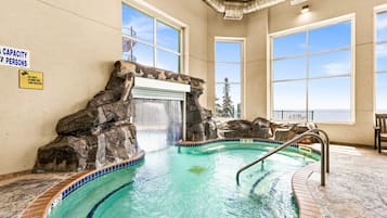 Indoor pool, a heated pool