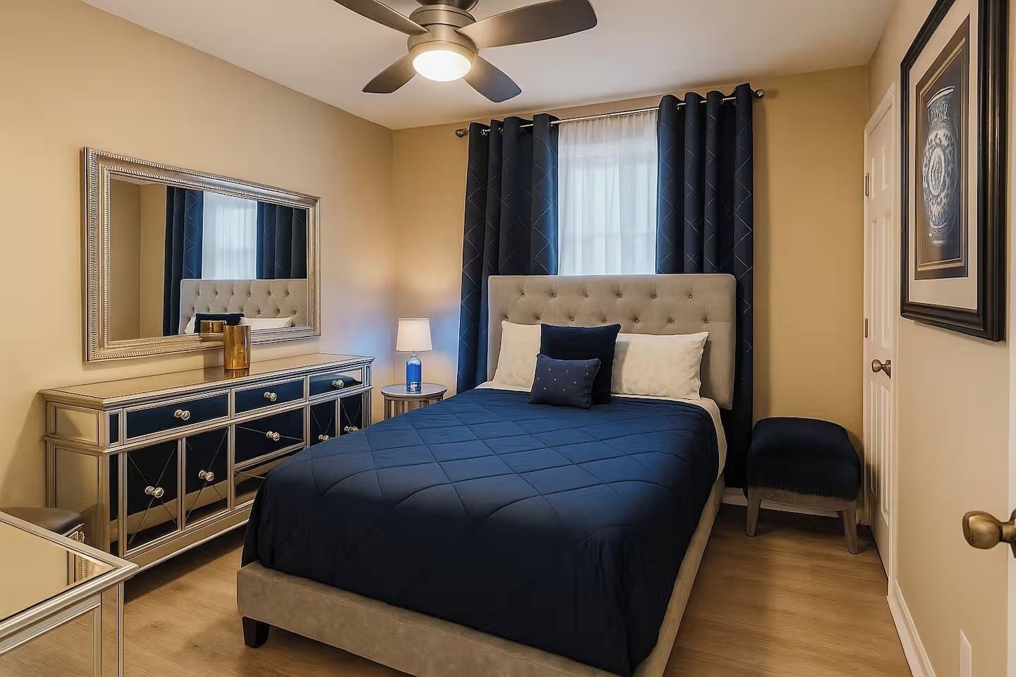 4 bedrooms, iron/ironing board, travel cot, free WiFi