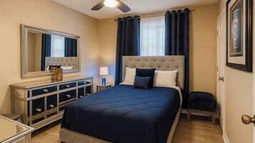 4 bedrooms, iron/ironing board, travel cot, free WiFi
