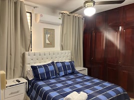 Family Apartment | Laptop workspace, blackout drapes, iron/ironing board, free WiFi