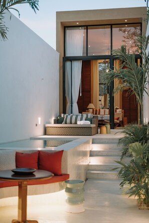 Terrace/patio - Casa Miela, a cozy space in downtown Merida (Mérida)