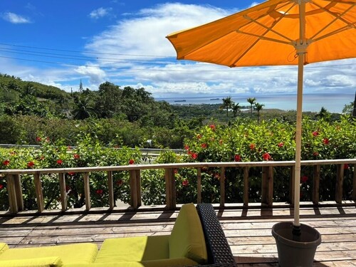 Cozy 1-bedroom studio on Capitol Hill Saipan with Ocean View, AC, Wifi