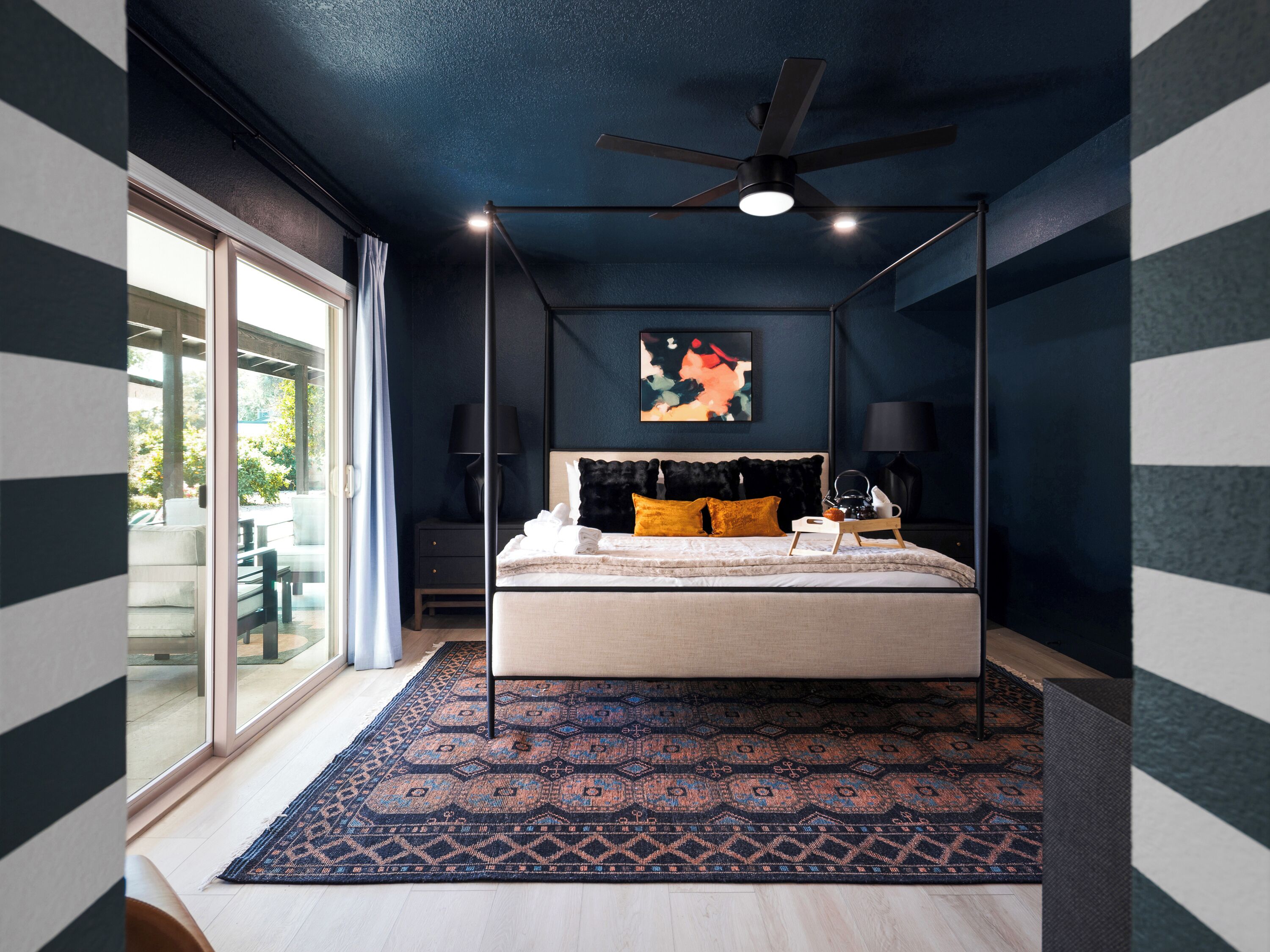 Iron/ironing board, travel crib, free WiFi, bed sheets