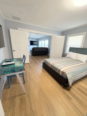 Desk, iron/ironing board, free WiFi, bed sheets