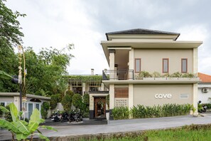 Majoituspaikan julkisivu