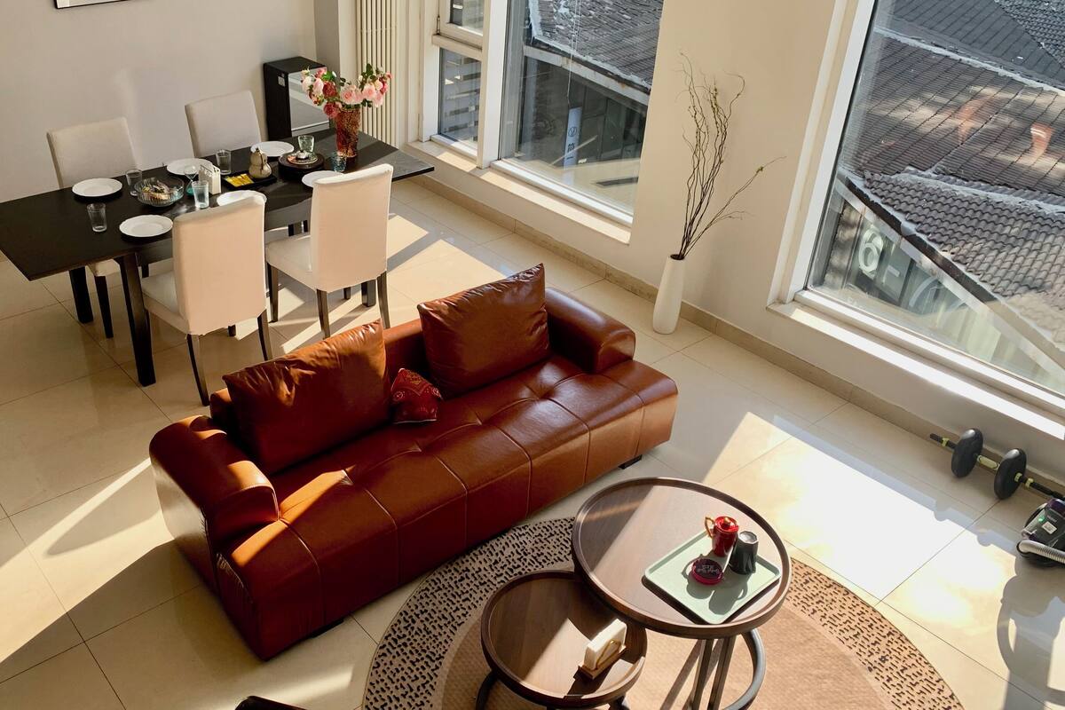 Apartment, City View, Mezzanine | Living area