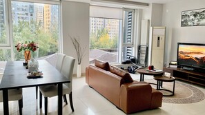 Living area - Beijing CBD area duplex apartment (Lanzhou)