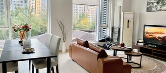 Beijing CBD area duplex apartment