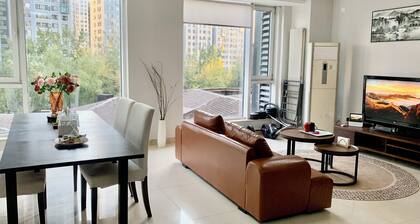 Beijing CBD area duplex apartment
