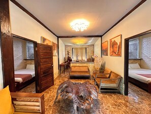 Family Villa, Balkon, Bahçe Manzaralı | Güneşlik/perde, ütü/ütü masası, ücretsiz kablosuz İnternet 