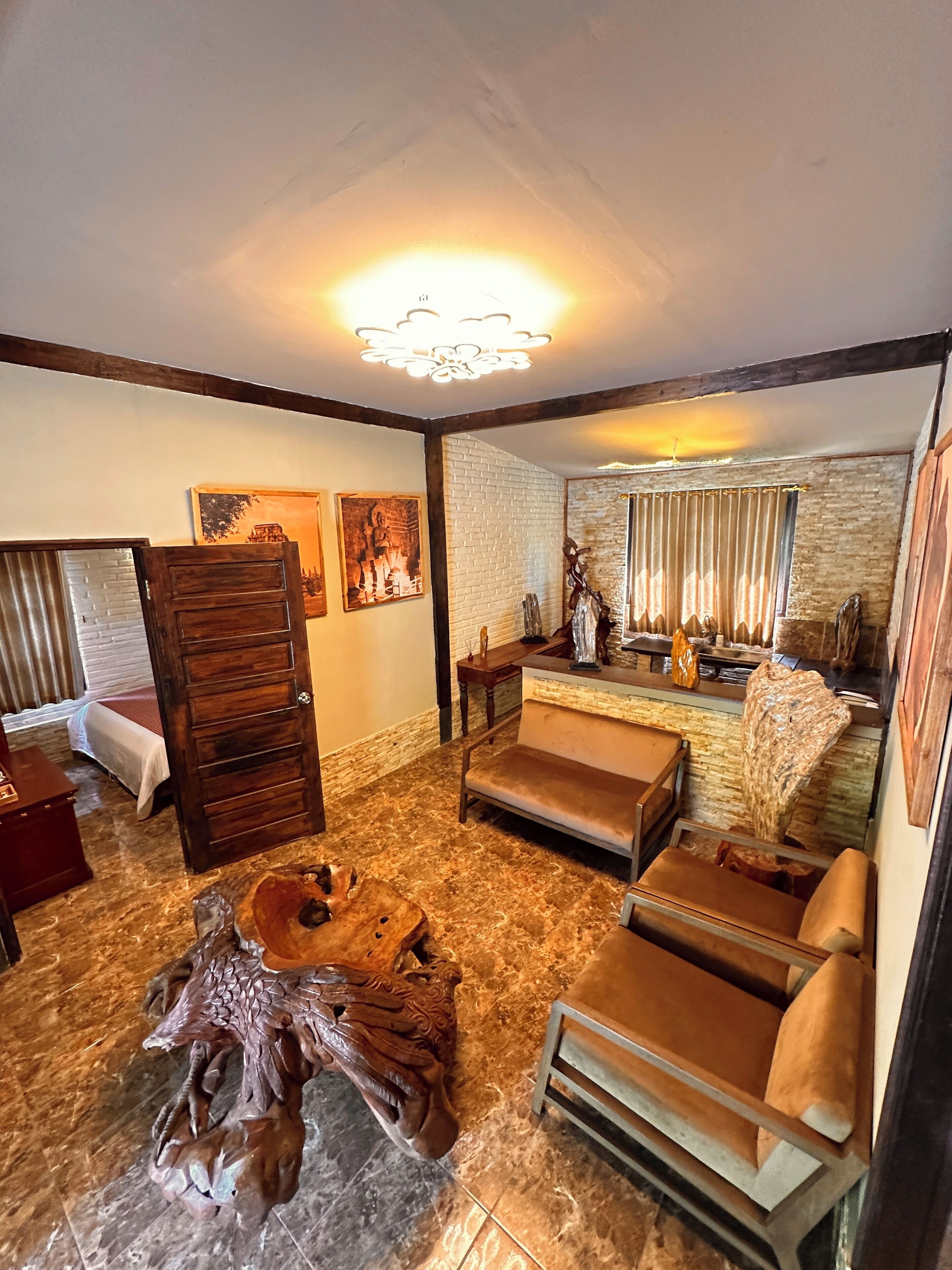 Family Villa, Balcony, Garden View | Living area | Printers