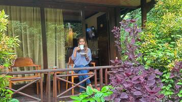 Family Villa, Balcony, Garden View | Terrace/patio