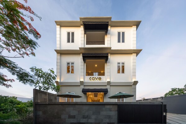 Fassade der Unterkunft