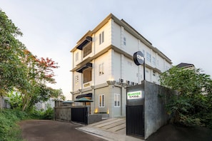 Overnatningsstedets facade