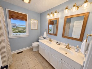 Bathroom - Ocean front oasis full remodel hot tub heated pool Wild horses 8 bed 8 bath (Corolla)