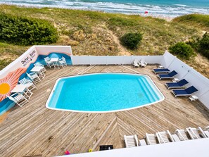 Pool - Ocean front oasis full remodel hot tub heated pool Wild horses 8 bed 8 bath (Corolla)