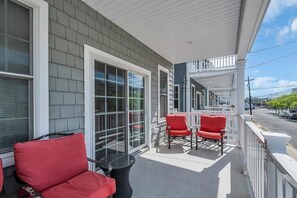 Terrace/patio - HighSpeed WiFi & Game Room with Rooftop Deck and Coffee (Seaside Heights)