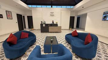 Sala de estar en el lobby