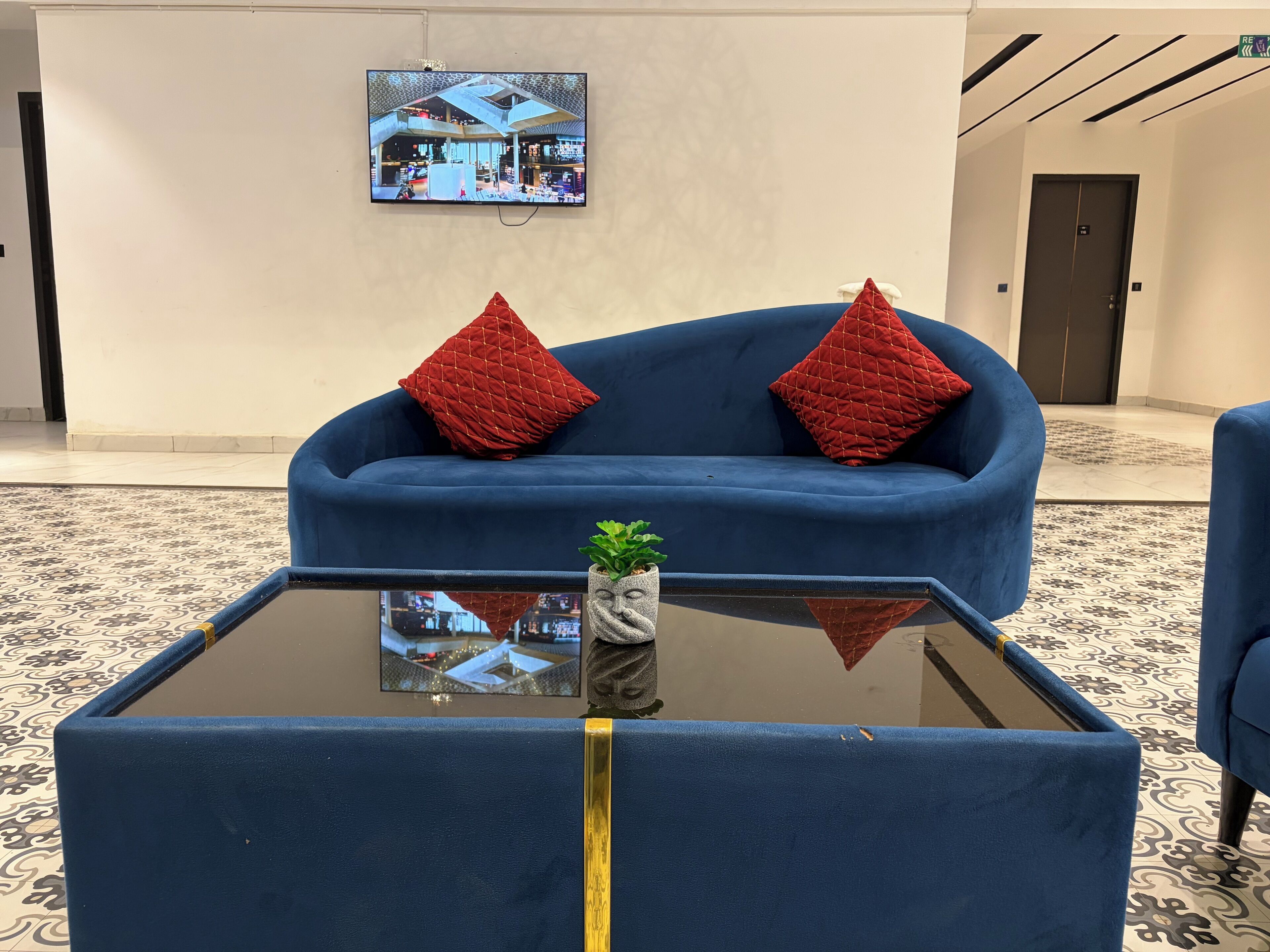 บริเวณนั่งเล่นที่ล็อบบี้