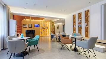 Sitteområde i lobbyen