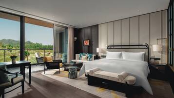 Free minibar, in-room safe, desk, laptop workspace