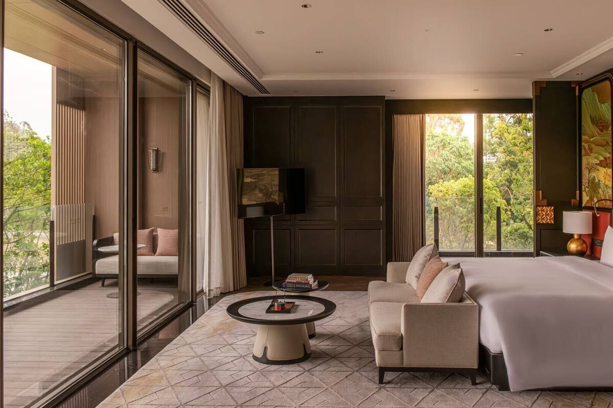 Rumah Presidensial, beberapa kamar, kolam renang pribadi, tepi tebing | Minibar gratis, brankas, meja kerja, dan ruang kerja ramah laptop